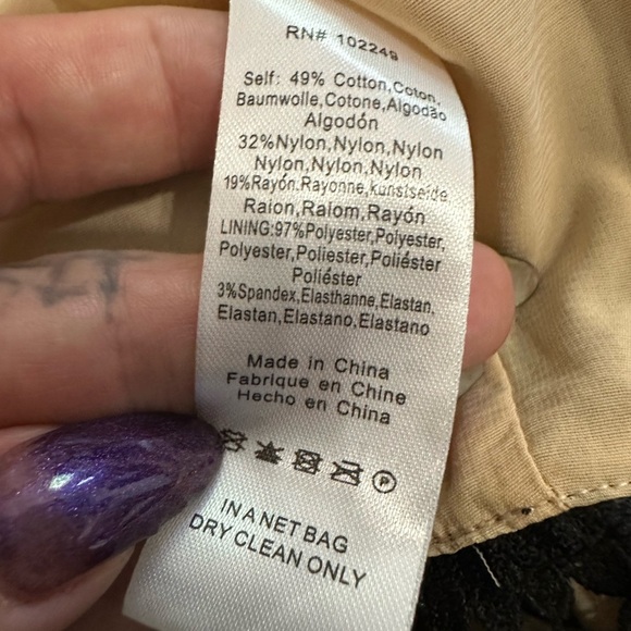 Anthropologie Hailee C Bella Black Lace Detail Midi Dress- Size XS NWT - Picture 9 of 9